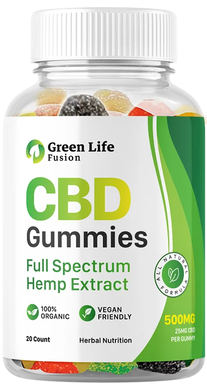 Green Life Fusion CBD Gummies bottle